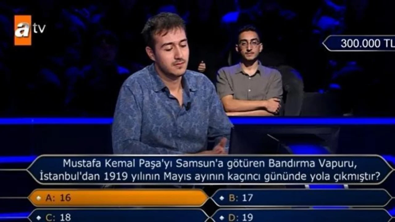 Bandırma Vapuru, Mayıs Ayının Kaçıncı Gününde Yola Çıktı? Kim Milyoner Olmak İster Sorusu ve Tarihi Yolculuğun Detayları