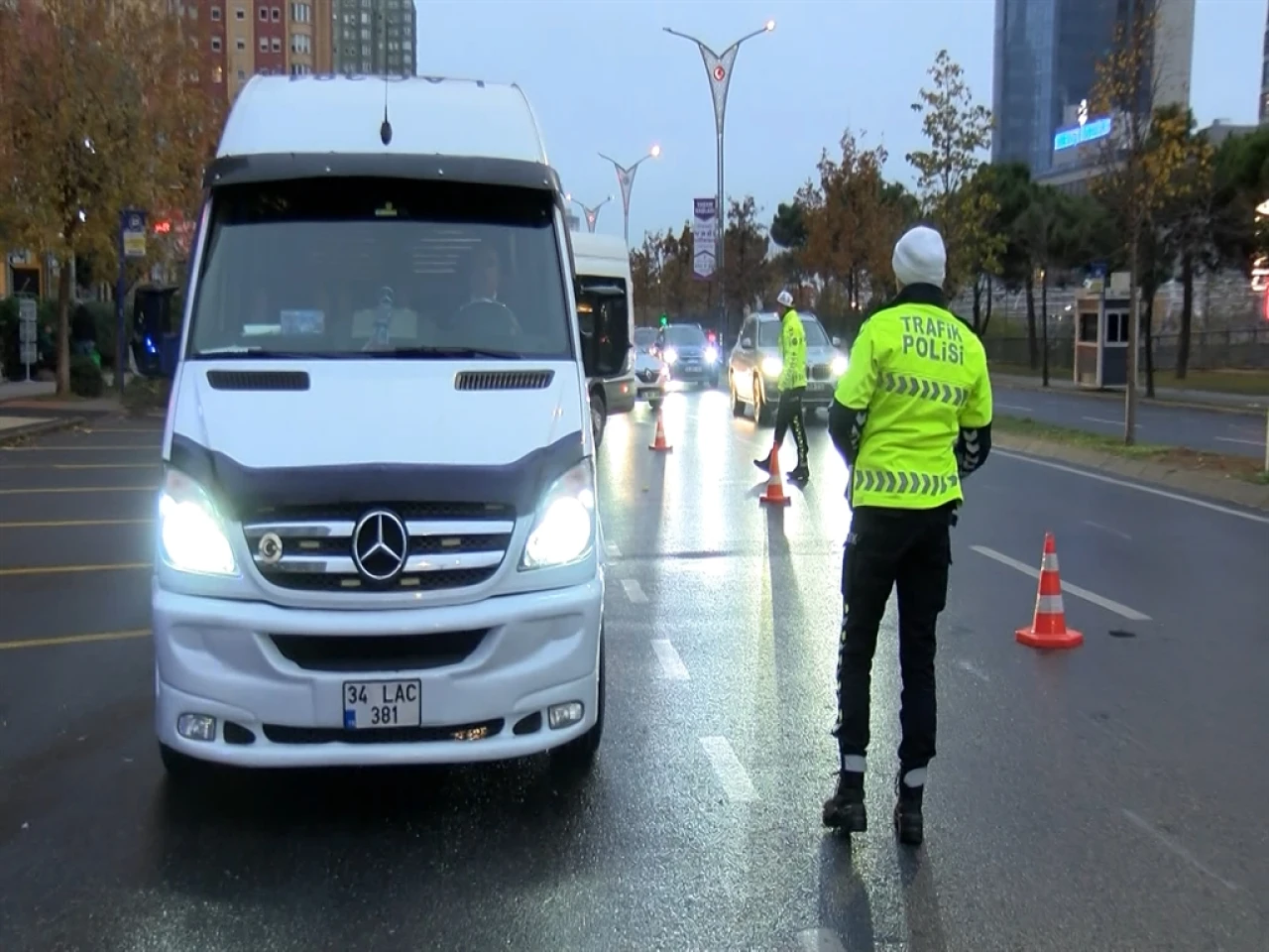 Ara tatil sonrası okul servisleri sıkı denetime alındı