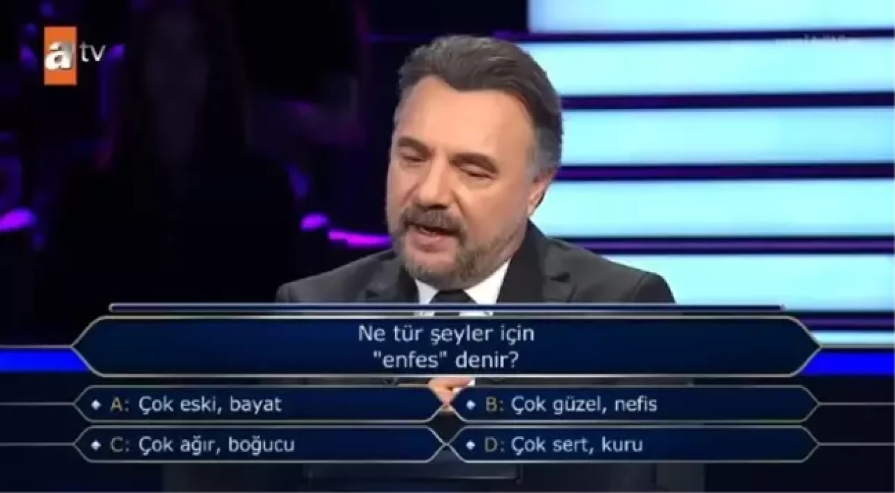 Ne Tür Şeyler İçin "Enfes" Denir? Kim Milyoner Olmak İster Sorusunun Cevabı!