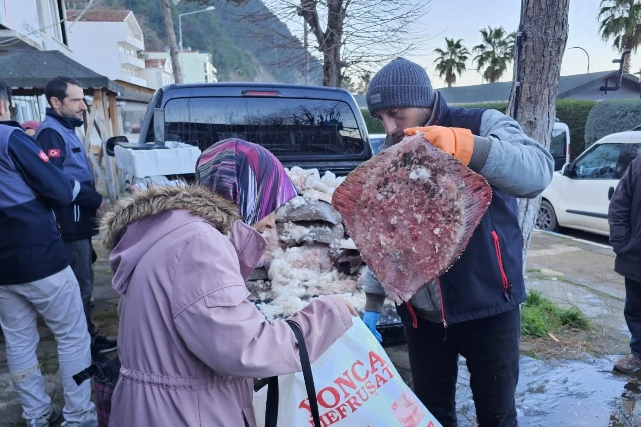 Sinop'ta Kaçak Avcılık Yapan Kişiler Yakalandı! 380 Adet Kalkan Balığı Ele Geçirildi