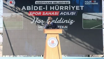 Kâğıthane Belediyesi'nden sporseverlere yeni tesis