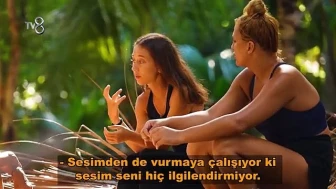 Survivor'da Ses Kavgası! Sesimden Vurmaya Çalışıyor Diyen Meryem’den Aleyna’ya Sert Çıkış!