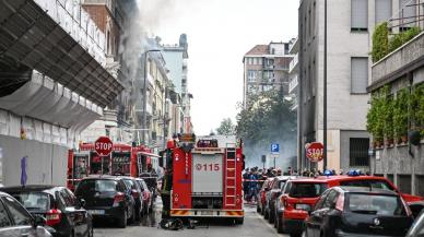 Milano merkezinde şiddetli patlama