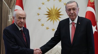 Cumhurbaşkanı Erdoğan, Bahçeli'yi kabul etti