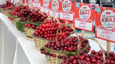 Tekirdağ'da Uluslararası Kiraz Festivali düzenlendi