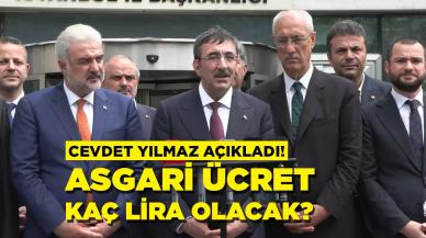 Cumhurbaşkanı Yardımcısı Cevdet Yılmaz açıkladı! Asgari ücret kaç lira olacak?