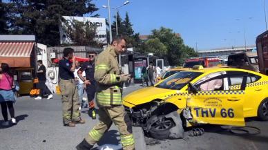 Avcılar'da zincirleme kaza meydana geldi