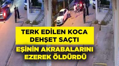 Evi terk eden eşinin akrabalarını ezerek öldürdü