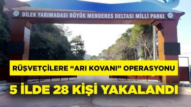 Rüşvetçilere "Arı kovanı" operasyonu: 28 gözaltı