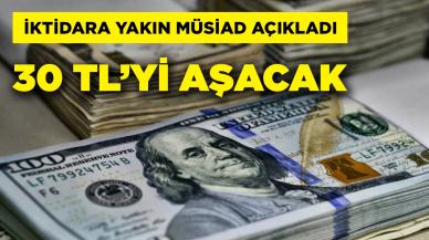 İktidara yakın MÜSİAD açıkladı! İşte doların zirve yapacağı rakam…