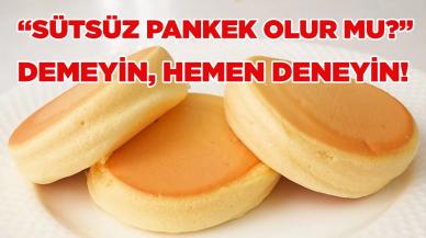 “Sütsüz pankek olur mu?” diyenler bu tarifi mutlaka deneyin! Evde süt yokken de çocuklarınıza pankek yapabilirsiniz…