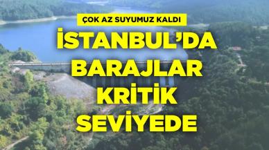 İstanbul'da Çok Az Suyumuz Kaldı, Barajlar Kritik Seviyede