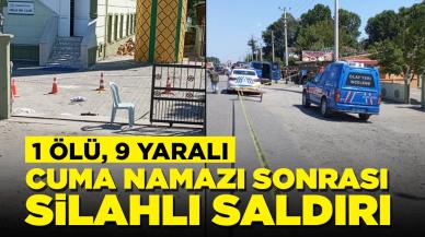 Cuma namazı sonrası otomobilden ateş açtılar: 1 ölü, 9 yaralı