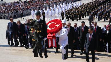 Anıtkabir'de 30 Ağustos Zafer Bayramı töreni düzenlendi