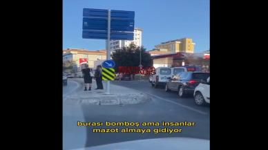 Zamdan etkilenmemek için akaryakıt istasyonlarında kuyruk oluştu