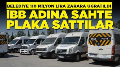 İBB adına sahte plaka satanlara operasyon: Belediye 110 milyon lira zarara uğradı