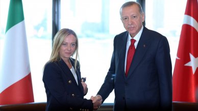 Erdoğan, İtalya Başbakanı Meloni'yi kabul etti