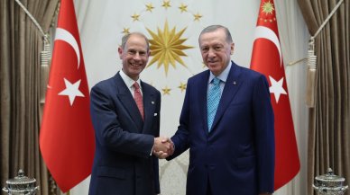 Cumhurbaşkanı Erdoğan, Prens Edward'ı kabul etti