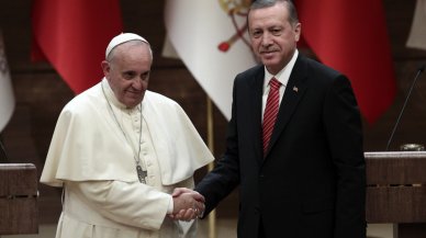 Cumhurbaşkanı Erdoğan, Papa Franciscus ile Gazze'yi görüştü