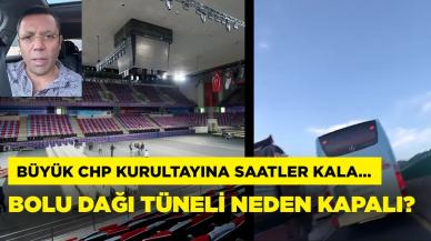 Bolu Dağı Tüneli neden kapalı? CHP kurultayı yolunda trafik çilesi..