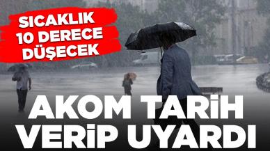 AKOM'dan İstanbul için soğuk ve yağışlı hava uyarısı