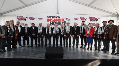 Başakşehir'de Gazze için 'insanlık nöbeti'