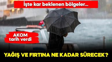 Fırtına ve soğuk hava ne kadar sürecek?