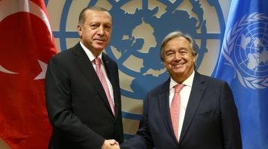 Cumhurbaşkanı Erdoğan, BM Genel Sekreteri Guterres ile görüştü