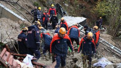 AFAD: Zonguldak'taki heyelanda 2 kişinin cansız bedenine ulaşıldı