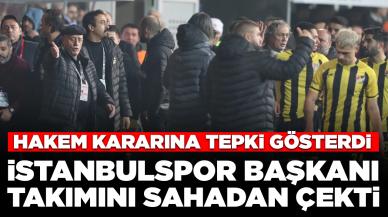 İstanbulspor sahadan çekildi