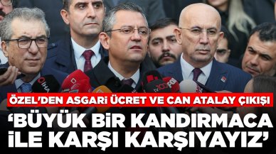 Özgür Özel'den asgari ücret ve Can Atalay çıkışı: 'Büyük bir kandırmaca ile karşı karşıyayız'