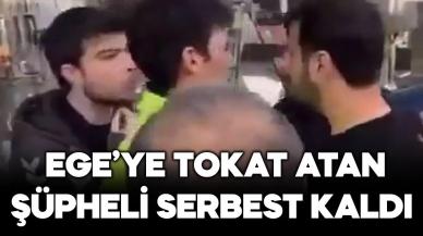 Ege'ye tokat atan şüpheli serbest bırakıldı