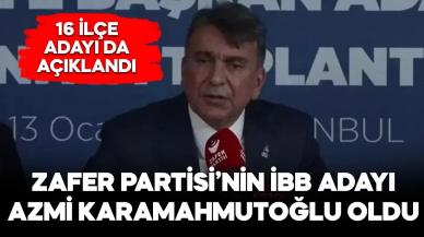 Zafer Partisi’nin İBB adayı Azmi Karamahmutoğlu oldu