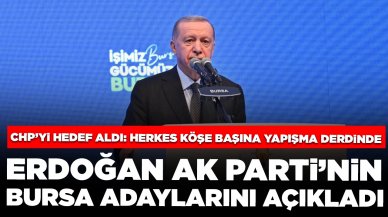 Cumhurbaşkanı Erdoğan açıkladı: AK Parti'nin Bursa adayları belli oldu