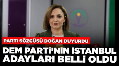 DEM Parti'nin İstanbul adayları belli oldu