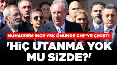 Muharrem İnce YSK önünde CHP'ye çıkıştı: 'Hiç utanma yok mu sizde?'