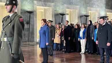 Meral Akşener'den Anıtkabir'e ziyaret: 'Asla vazgeçmeyeceğiz'