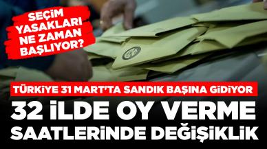 Yerel seçimlere 15 gün kaldı: 32 ilde oy verme saatlerinde değişiklik