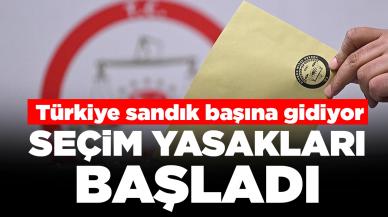 Türkiye sandık başına gidiyor: Seçim yasakları başladı