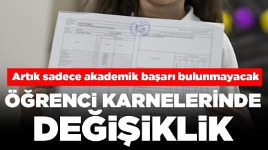 MEB yeni düzenlemeyi duyurdu: Öğrenci karnelerinde değişikliğe gidildi