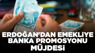 Cumhurbaşkanı Erdoğan'dan emeklilere banka promosyonu müjdesi