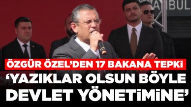 Özgür Özel'den Murat Kurum için oy isteyen 17 bakana: İstanbul'a kuşatma yapıyorlar