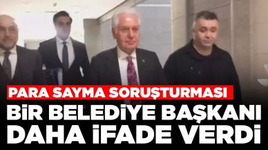 Para sayma görüntüleri soruşturması: Bir belediye başkanı daha ifade verdi