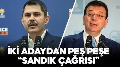 İmamoğlu ve Kurum'dan peş peşe sandık çağrısı