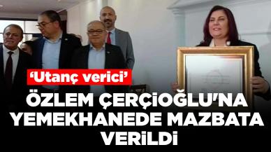 Özlem Çerçioğlu'ndan mazbatasının yemekhanede verilmesine tepki: 'Bu kabul edilebilir bir şey değil'