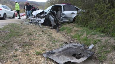 Tokat’ta otomobiller kafa kafaya çarpıştı: 1 ölü, 8 yaralı