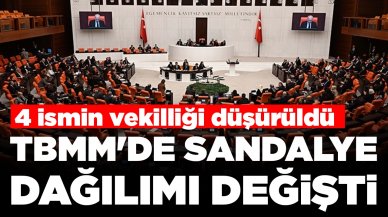 TBMM'de sandalye dağılımı değişti: Belediye başkanı seçilen 4 ismin vekilliği sona erdi