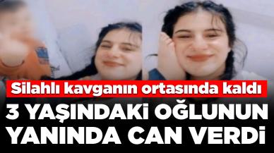 Yok yere ölüm! Silahlı çatışmanın ortasında kaldı, Ada 3 yaşındaki oğlunun yanında can verdi