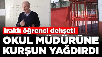 Iraklı öğrenci dehşet saçtı: Okul müdürüne ateş açtı