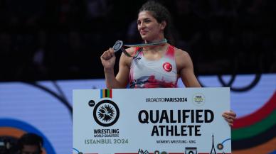 Milli güreşçi Nesrin Baş, Paris 2024 Olimpiyat Oyunları'na kota aldı